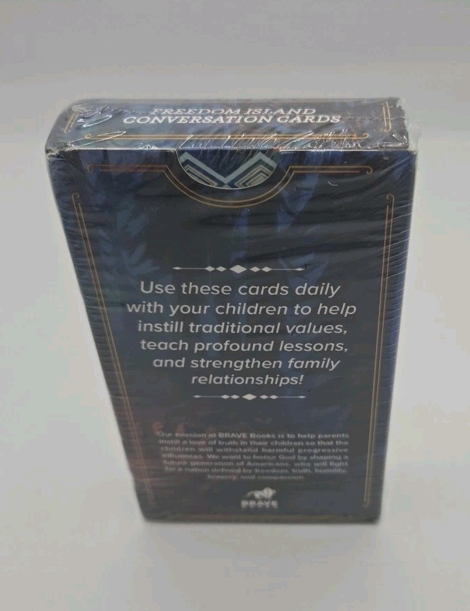 Freedom Island Conversation Cards by Brave Books NEW
