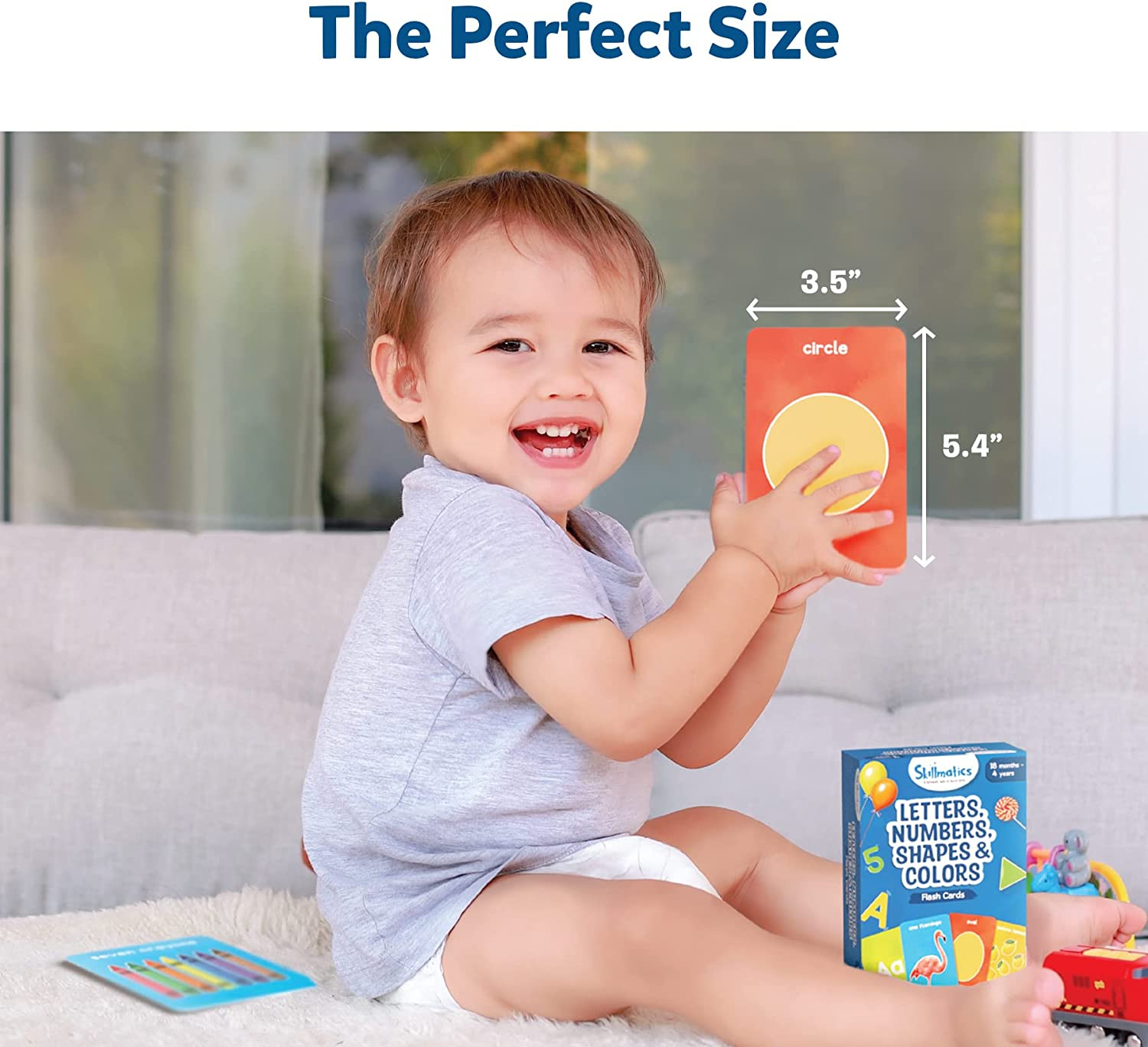 Thick Flash Cards for Toddlers : Letters, Numbers, Shapes & Colors