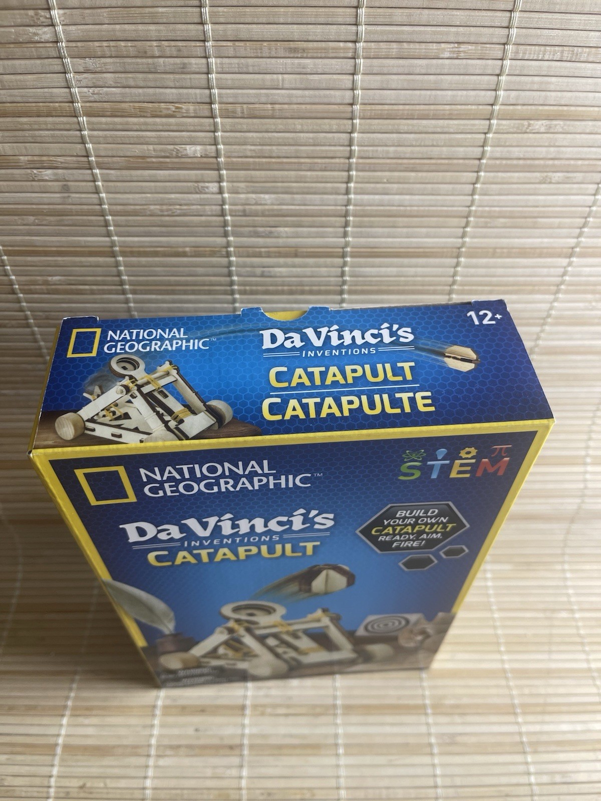 Stem Toy Da Vinci’s Inventions Wooden Catapult National Geographic NIB