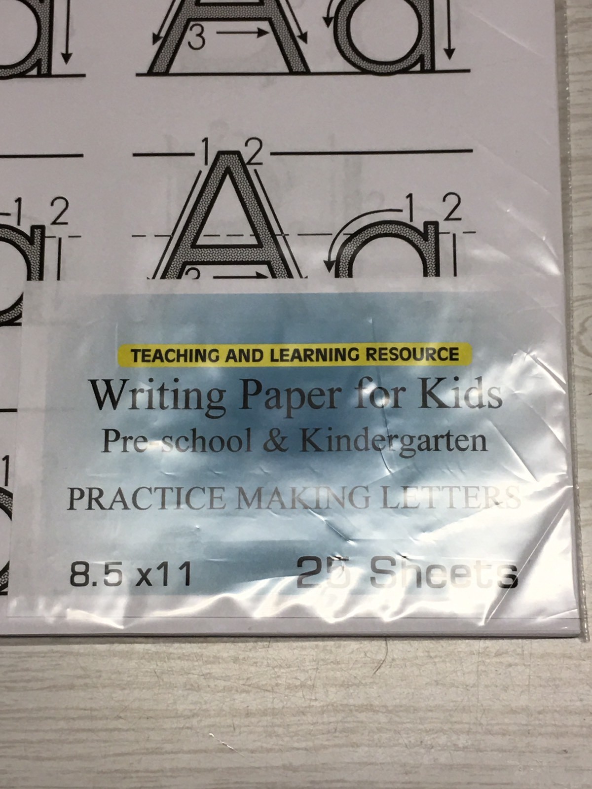Writing Paper for Kids – MAKING LETTERS PRACTICE – 11X 8.5 in, 20 lb, 26 sheets
