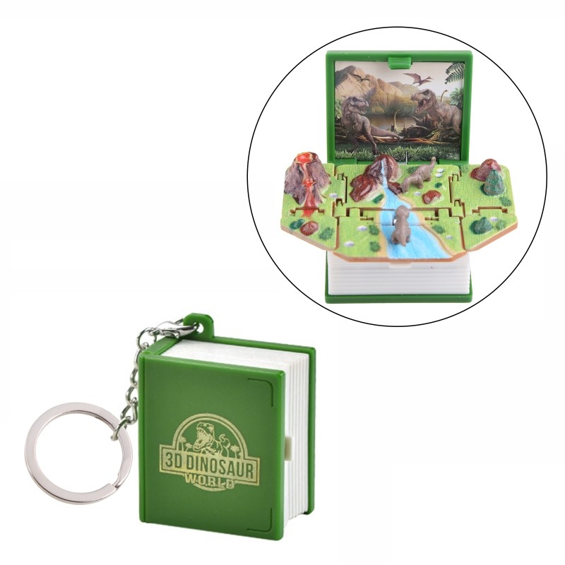 Cute Purse and Backpack Keychain Toys for for Kids Adults Dinosaurs Decor