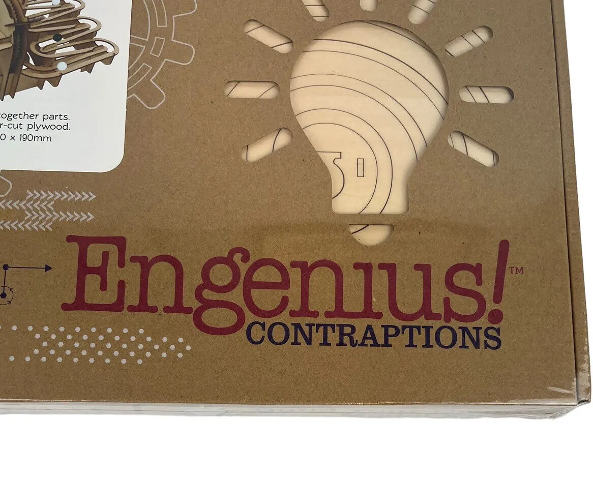 Engenius Contraptions Build Your Own Model Perpetual Motion Double Marble RunNIB