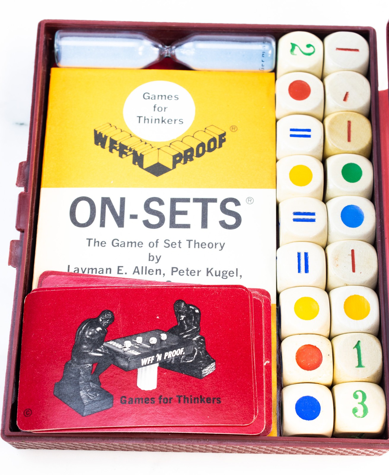 ON-SETS Logic Game WFF N Proof Travel Set Theory Educational Toy