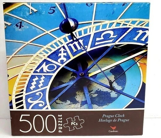 500pc PUZZLE JIGSAW 4 DESIGNS PRAGUE CLOCK WHEEL VOLANT NEW FREE SHIPPING