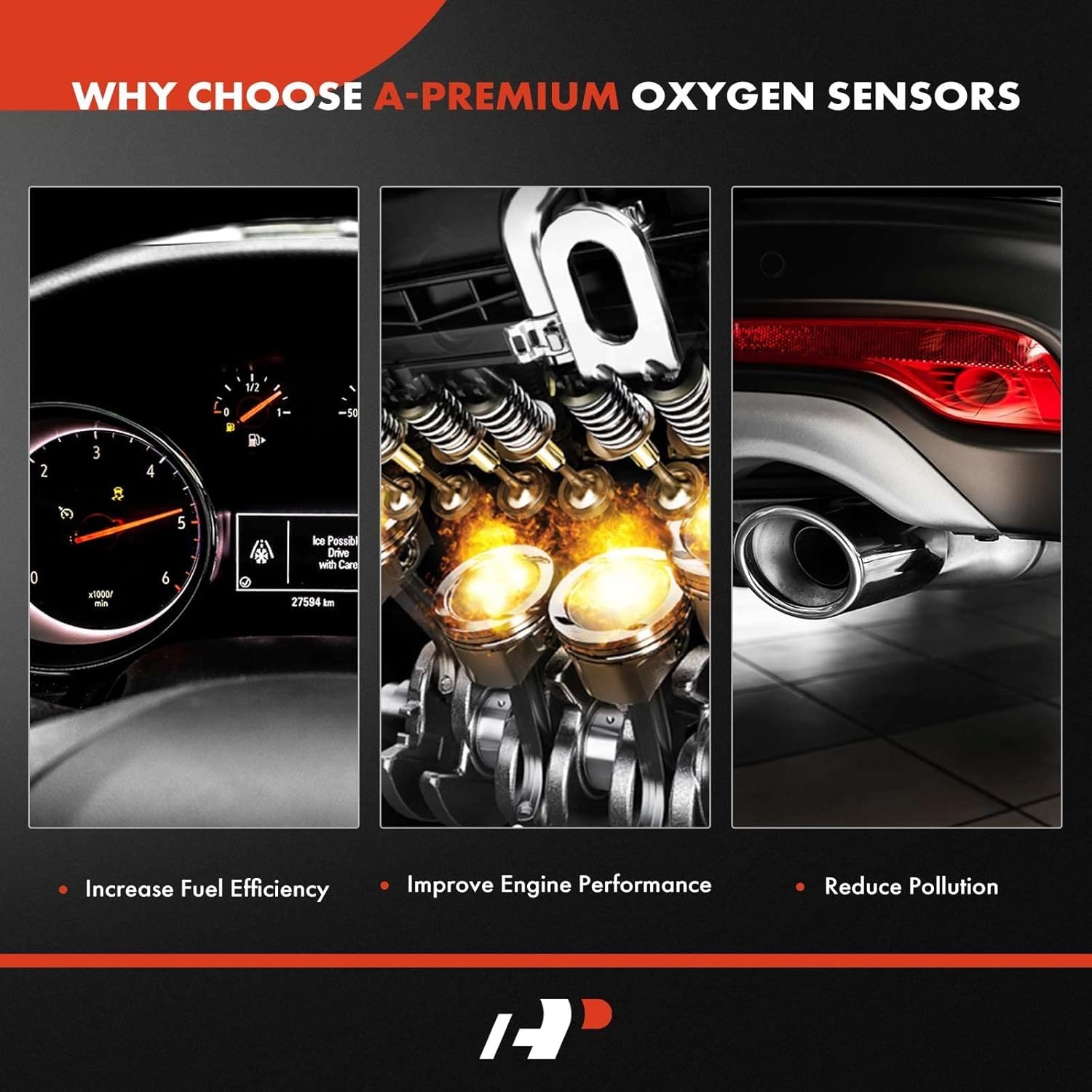 A-Premium O2 Oxygen Sensor Compatible with Honda Accord 2008-2012 2.4L & Acura T