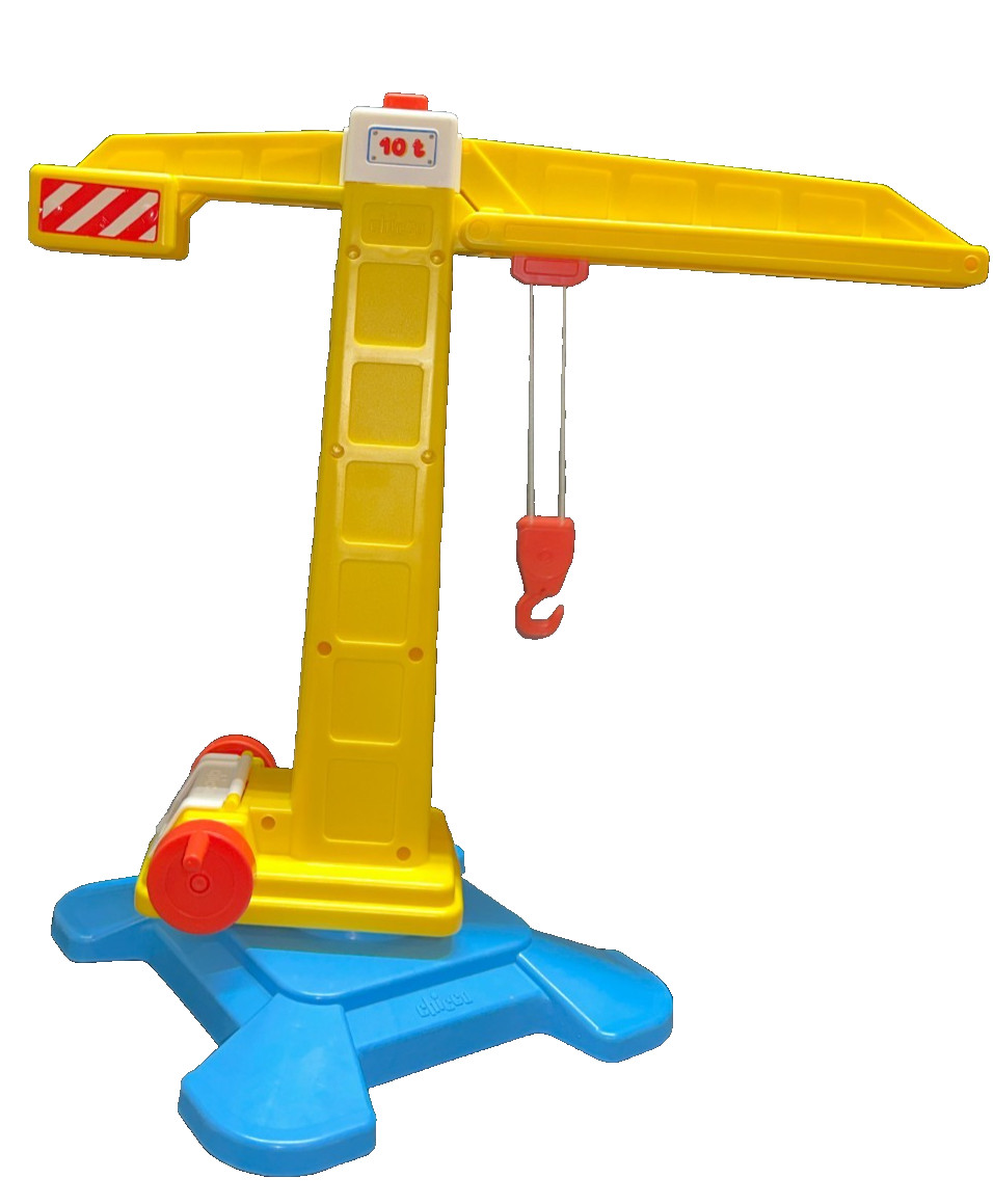 RARE VINTAGE CHICCO CONSTRUCTION CO.- A PRE-SCHOOL TOY-PREOWNED(READ DESC)