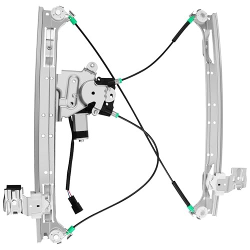 Front Driver Side Power Window Regulator with Motor fit for 2002-2009 Chevy