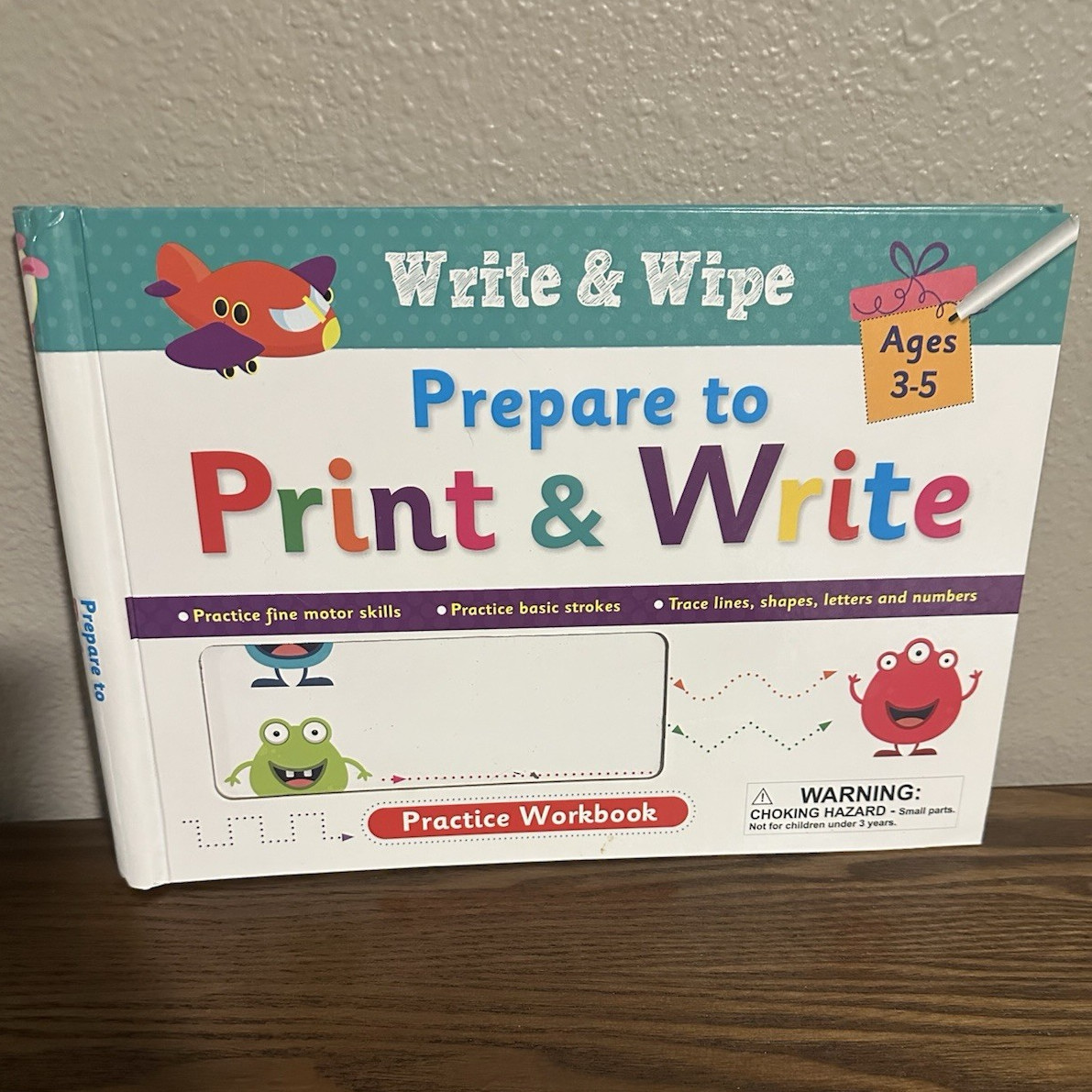 Write & Wipe Prepare to Print & Write Alphabet Practice Book Ages 3-5