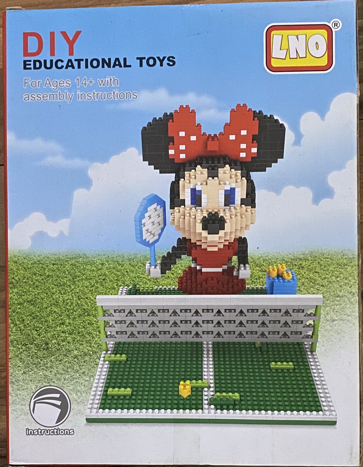 Disney LNO Minnie Mouse Micro Mini Building Block Kit 892 Pieces