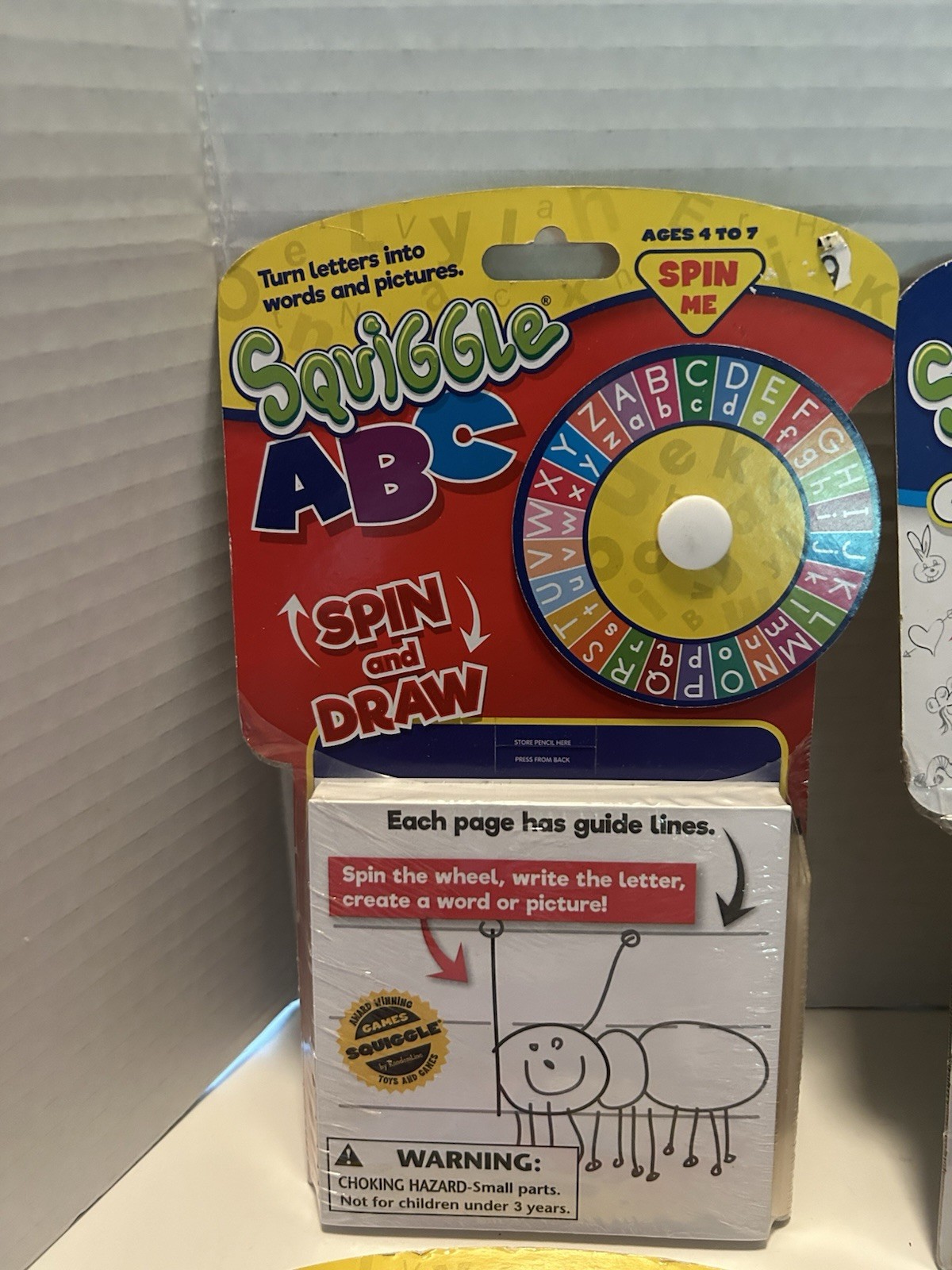 SQUIGGLE GAMES . Lot Of 6. Educational Learning Games Three Different- NEW.