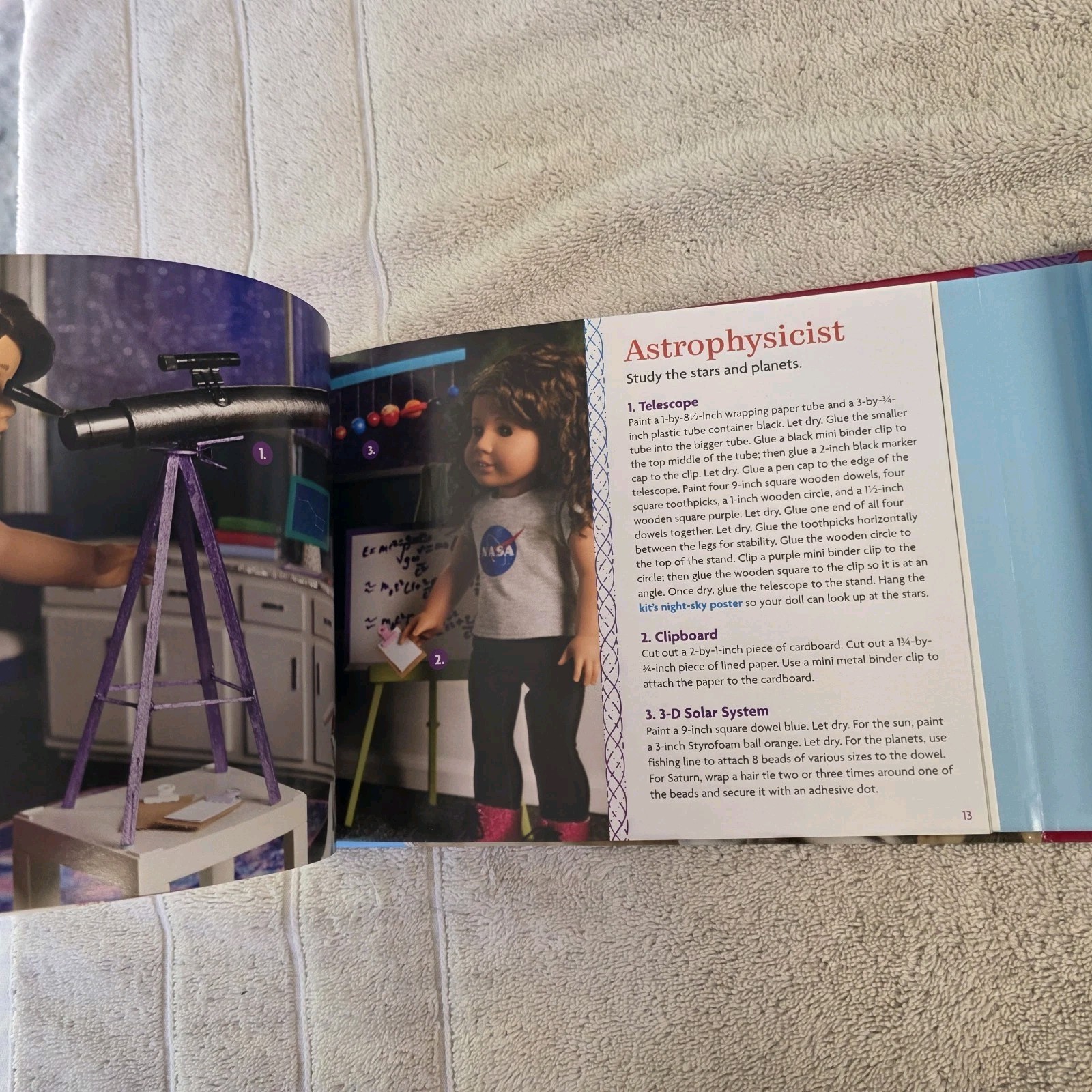 American Girl Doll STEM: Science Technology Engineering Math Activity Book Game