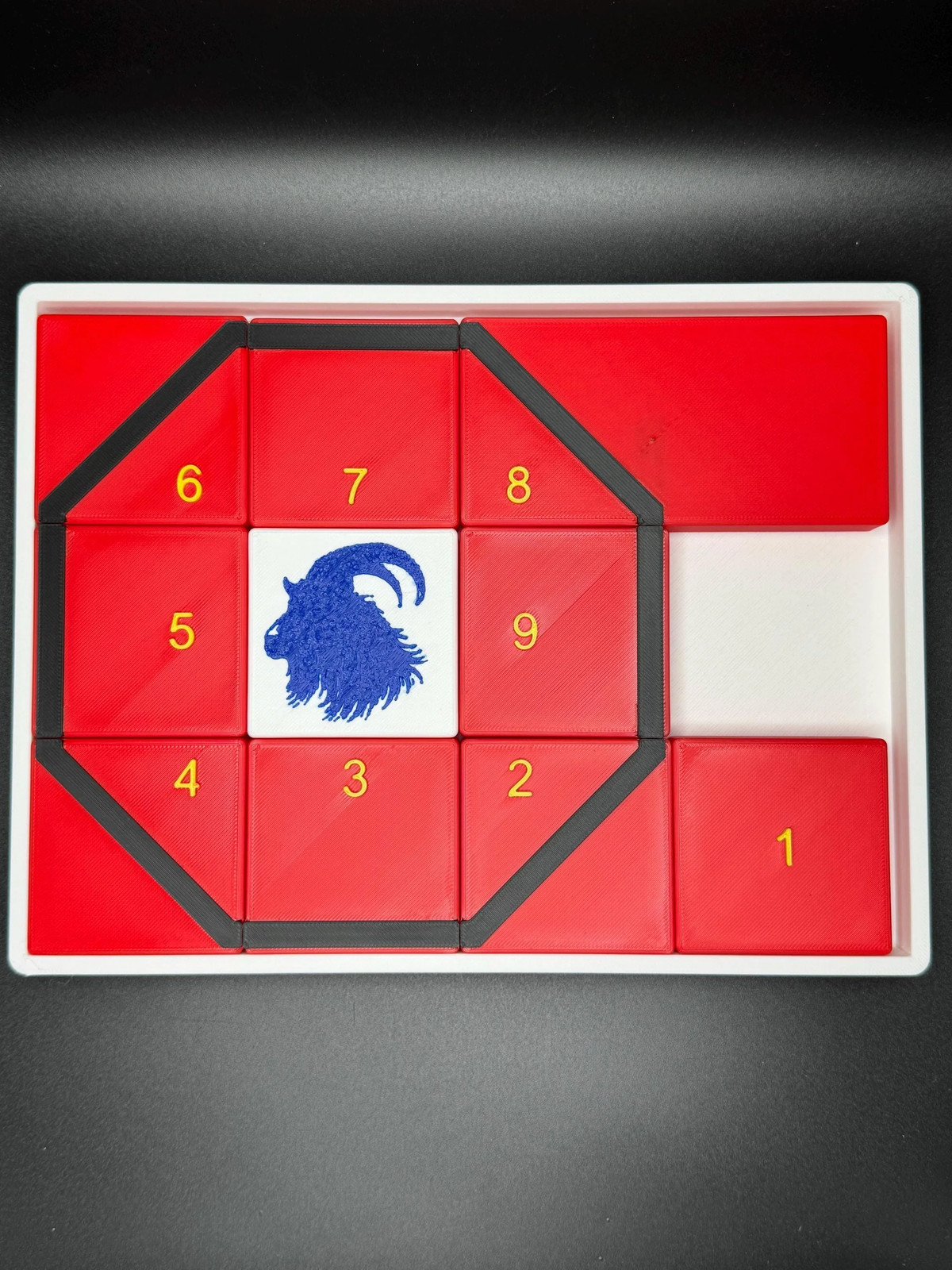 Get My Goat Puzzle – Modern Recreation of 1914 Sliding Puzzle – Large 3D Puzzle