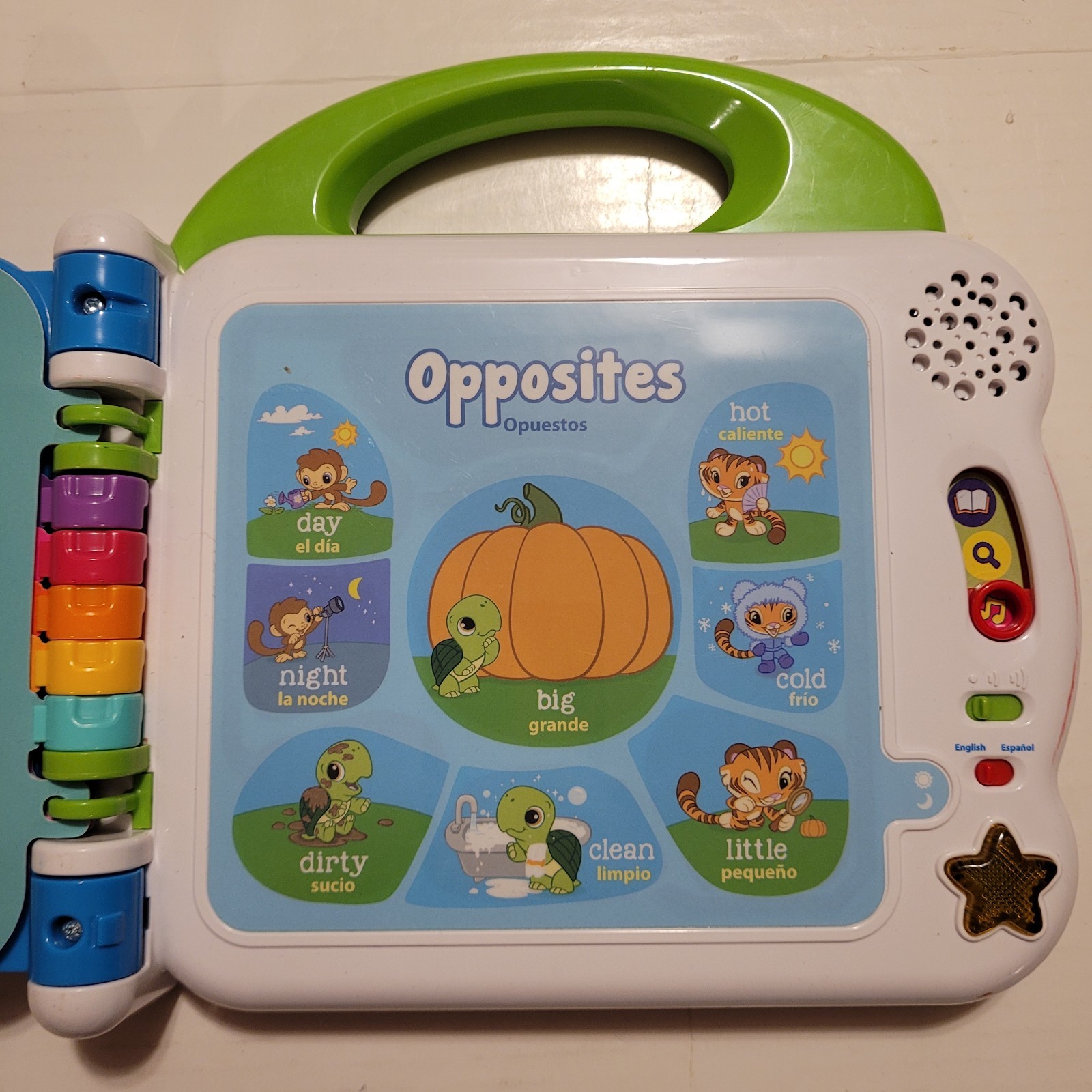 Leap Frog Learning Friends 100 Words Book & 100 Animals Book Lot (Set of 2)