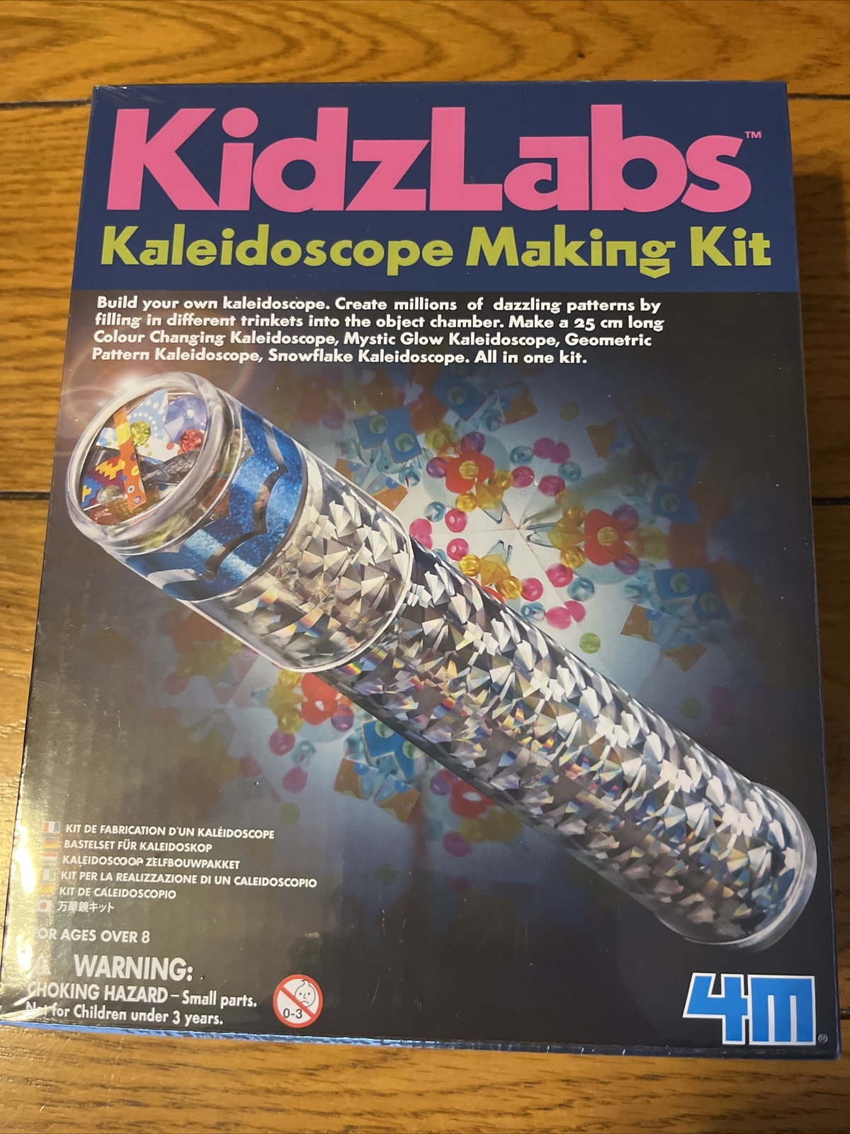 4M Kidzlabs Kaleidoscope Making Kit – Optical Light Physics Stem Toys Craft Gift
