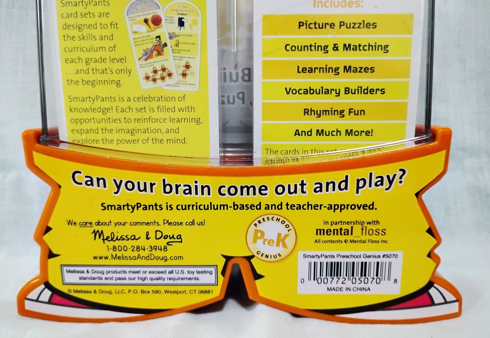 NEW Melissa & Doug Smarty Pants Preschool Genius 120 Brain Building