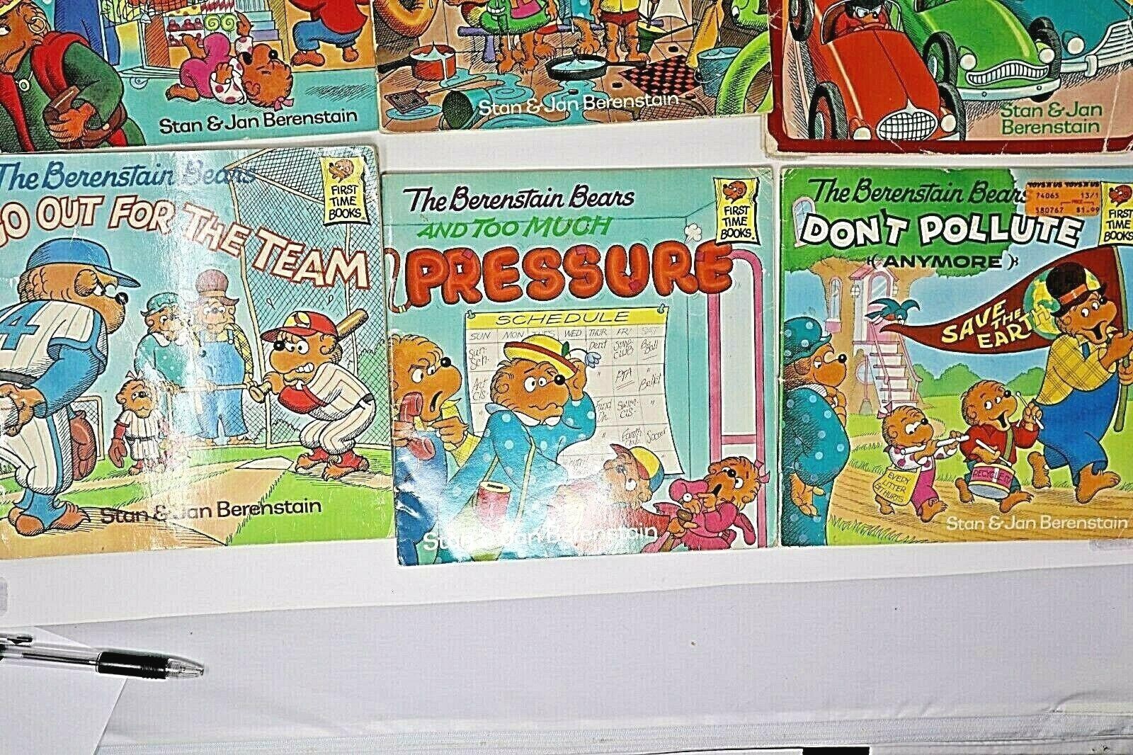 Nine Berenstain Bears Books Children’s Reading Tales Fun Education