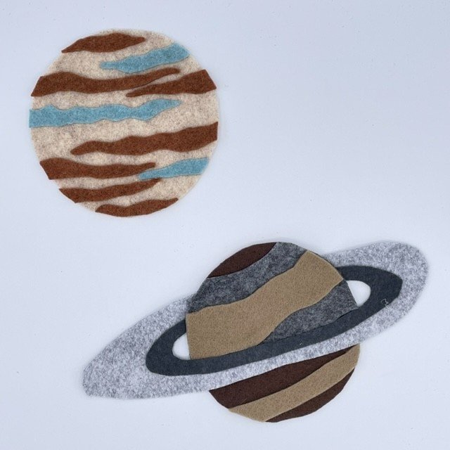 Our Solar System Felt Set for Felt or Flannel Board Play