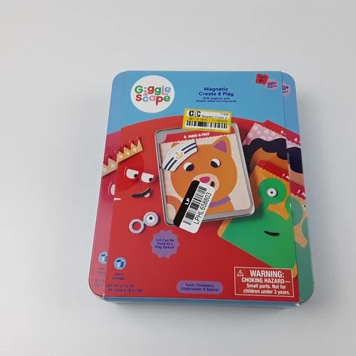 Giggle Scape Magnetic Create & Play Magnets & Double Sided Activity Cards