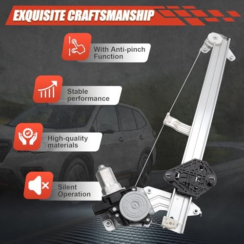 Power Window Regulator with Motor Compatible with 2014-2018 Subaru Forester