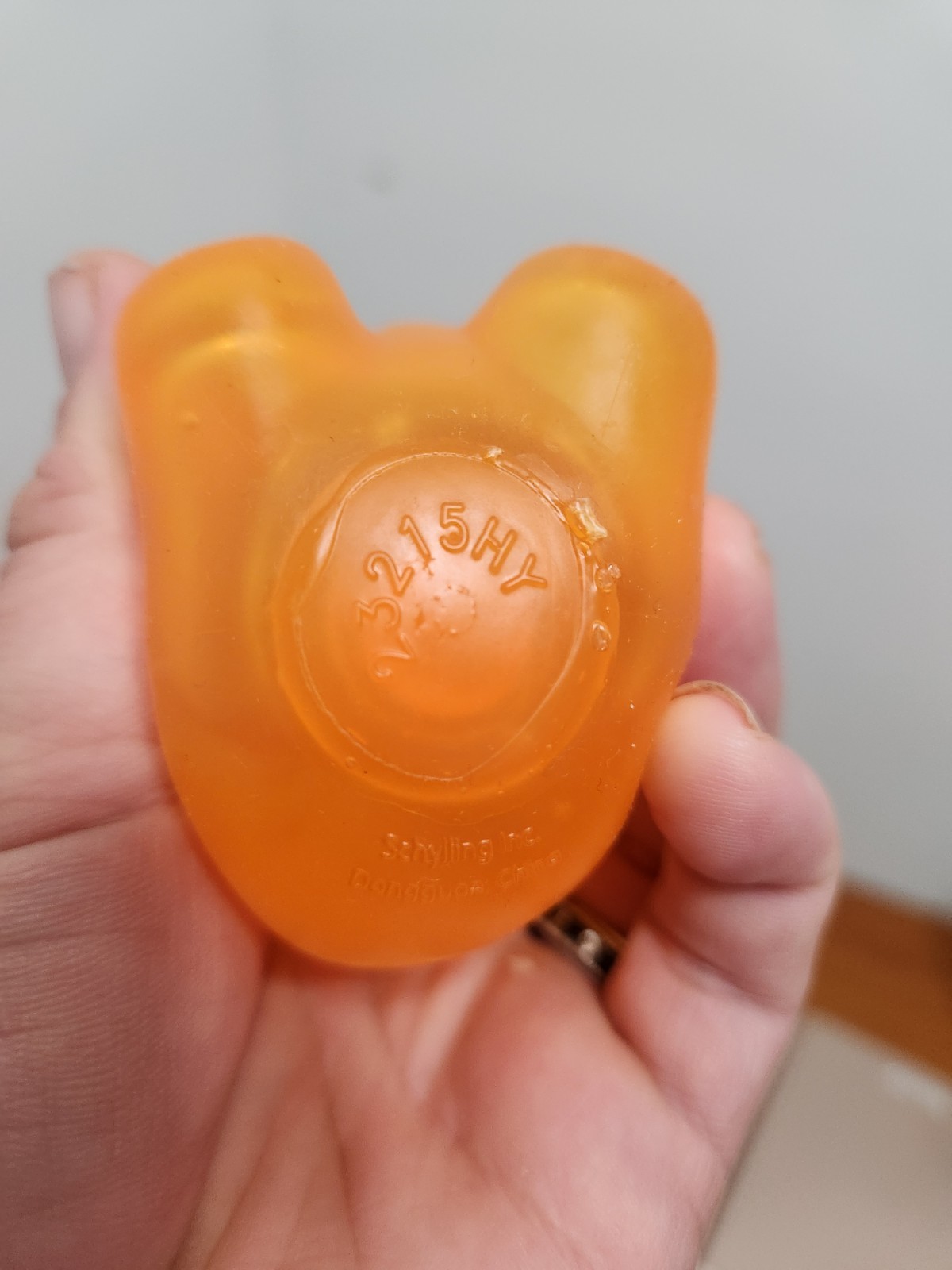 Schylling NeeDoh Orange Gummy Bear Stress Reliever Fidget Toy