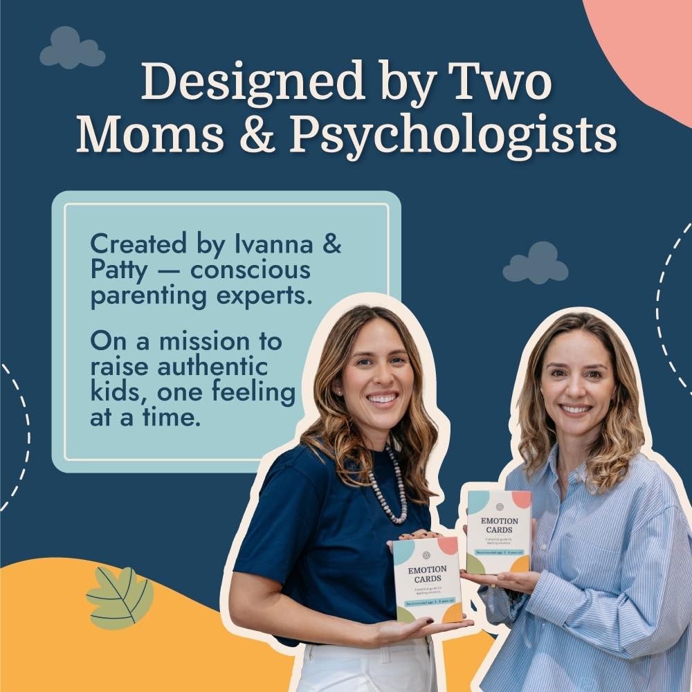 Emotion Flashcards for Toddlers – 25 Cards to Identify Feelings – Fun Illustrati