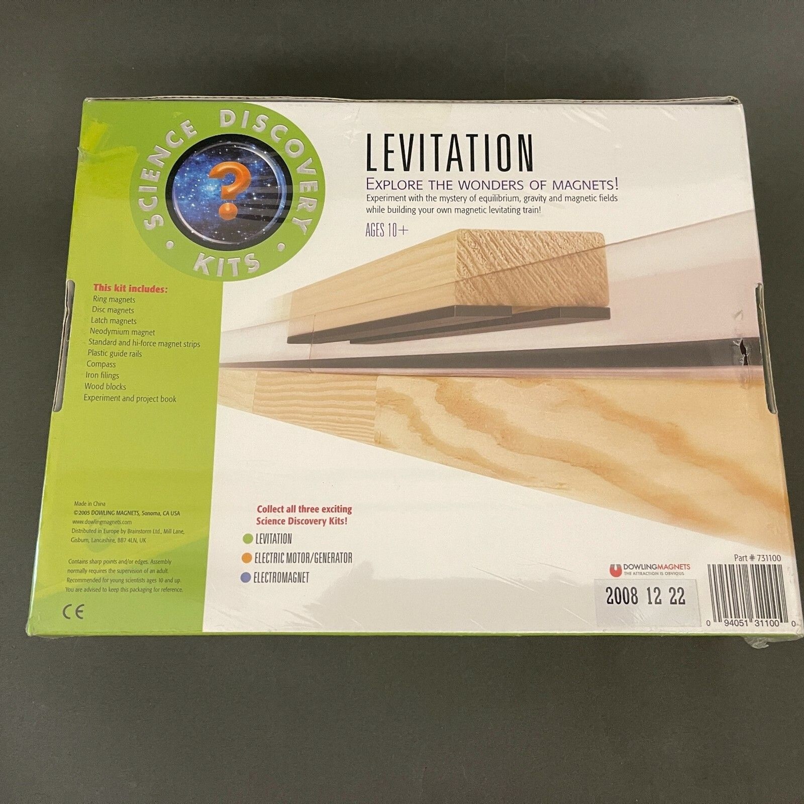 Levitation Science Discovery Kit Dowling Magnets – New Sealed