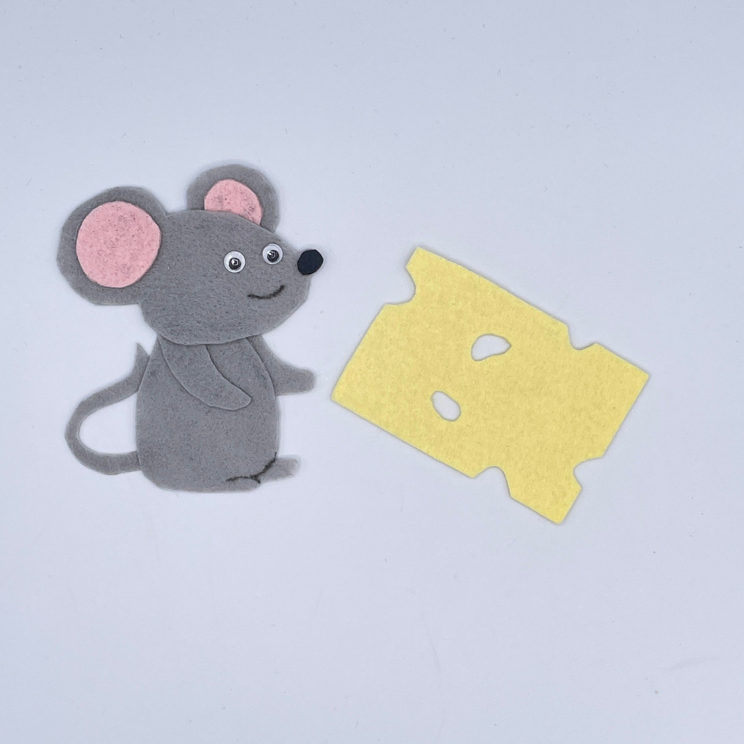 Mouse Shapes Felt Set | Storytelling and Shape Recognition Fun