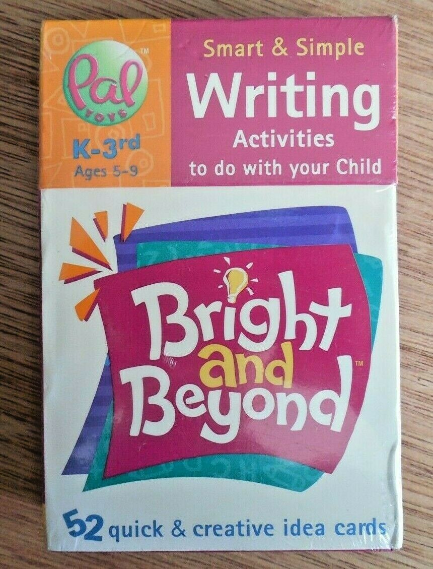 NEW! Pal Bright & Beyond/Smart & Simple “Writing” Activity Cards for Ages 5-9