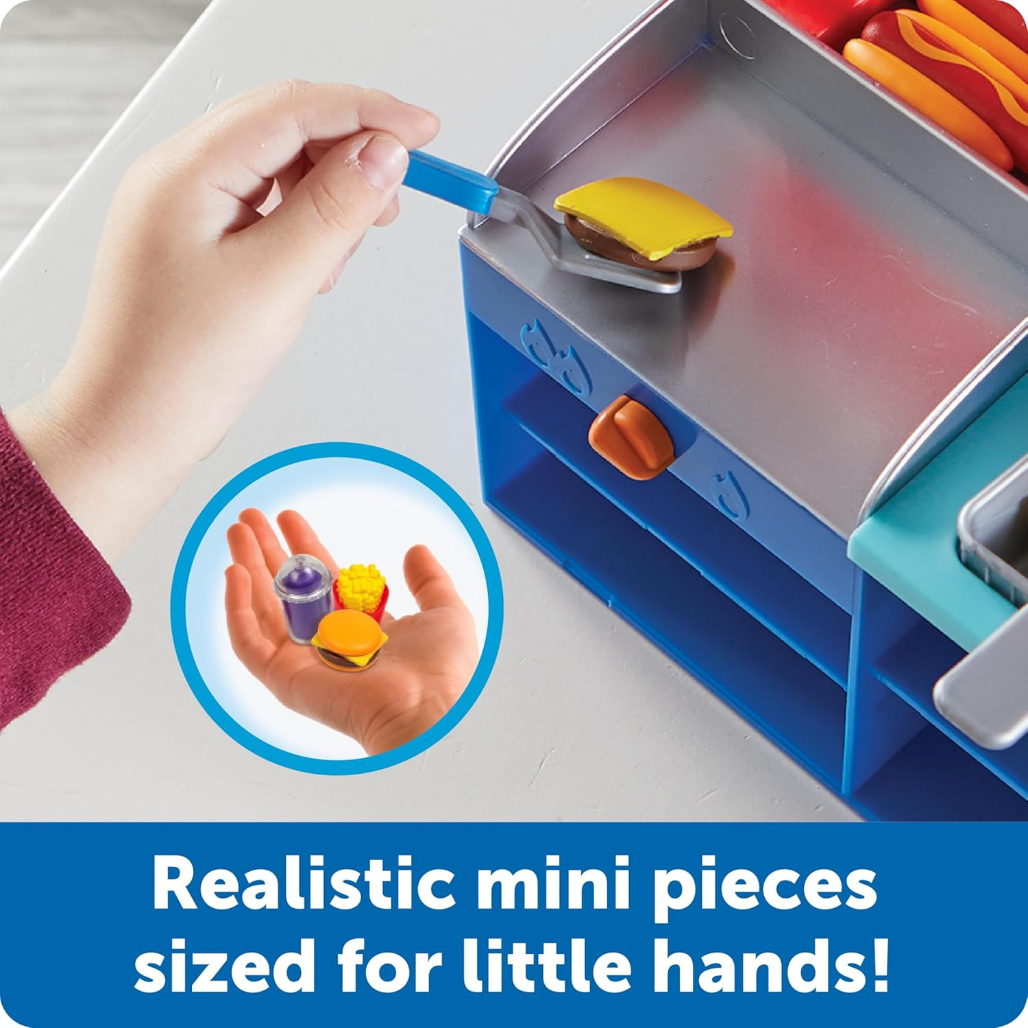 Mini Snack Shop Sorting Set, Play Food Shop, Role Play Store, Kids Kitchen Plays