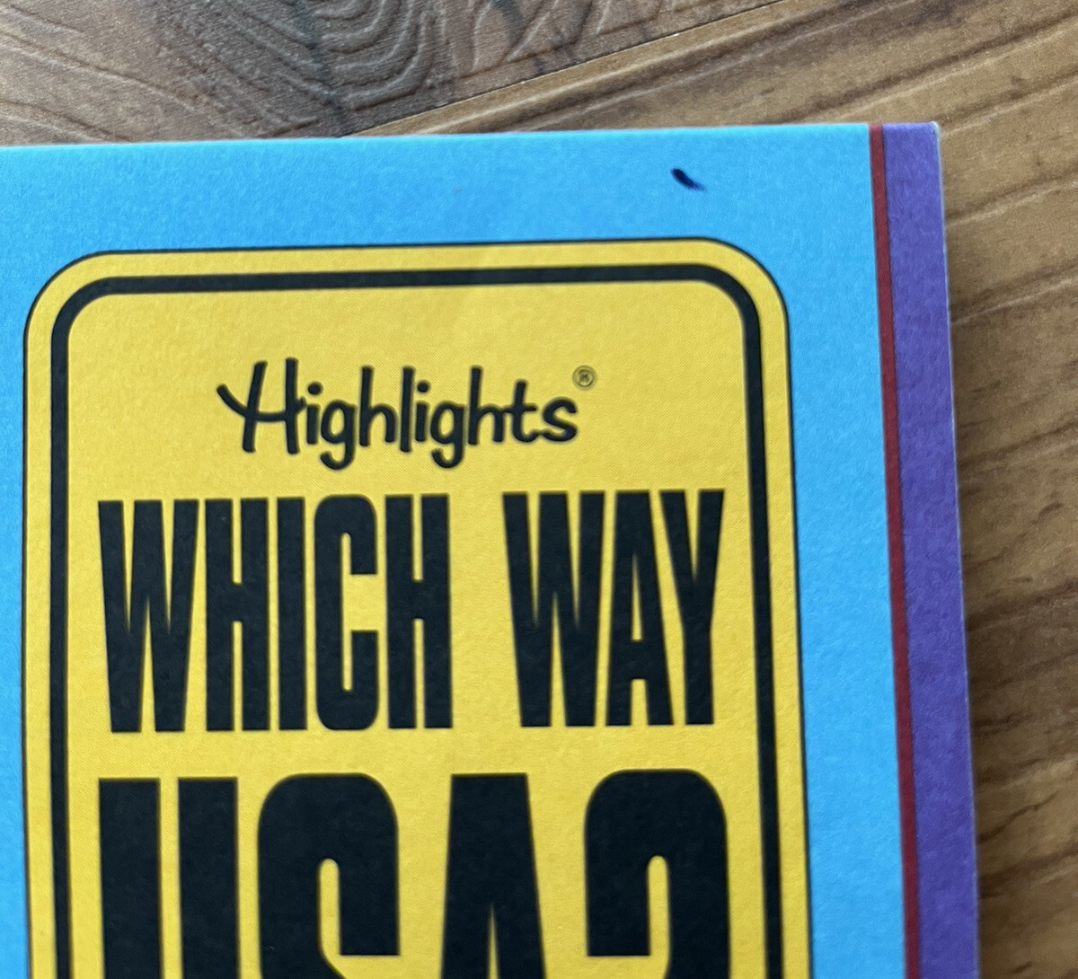 Highlights Which Way USA? State Maps Fun Facts 1999 Educational Collectible