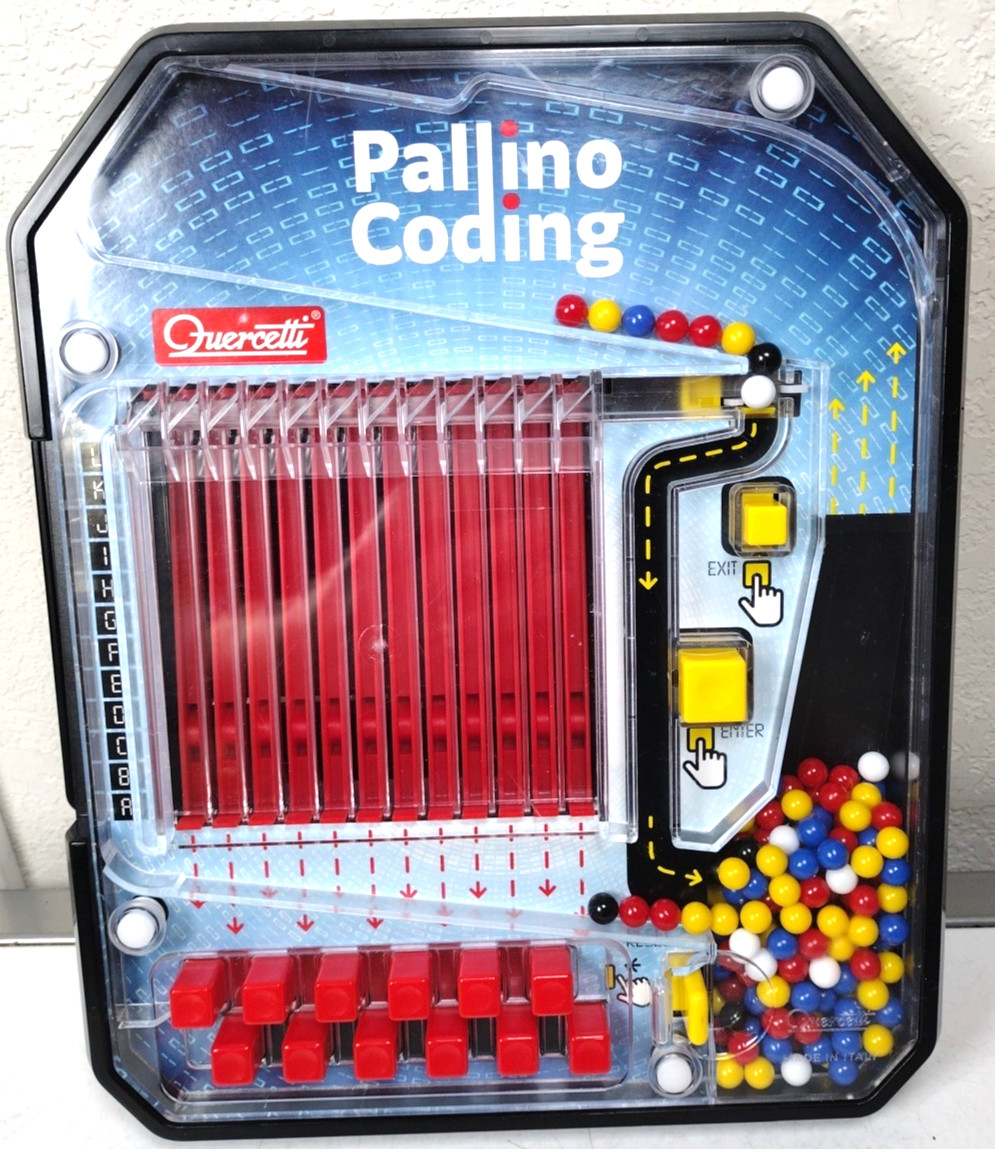 Quercetti Pallino Coding Game Educational Strategy Unplugged Toy Made in Italy