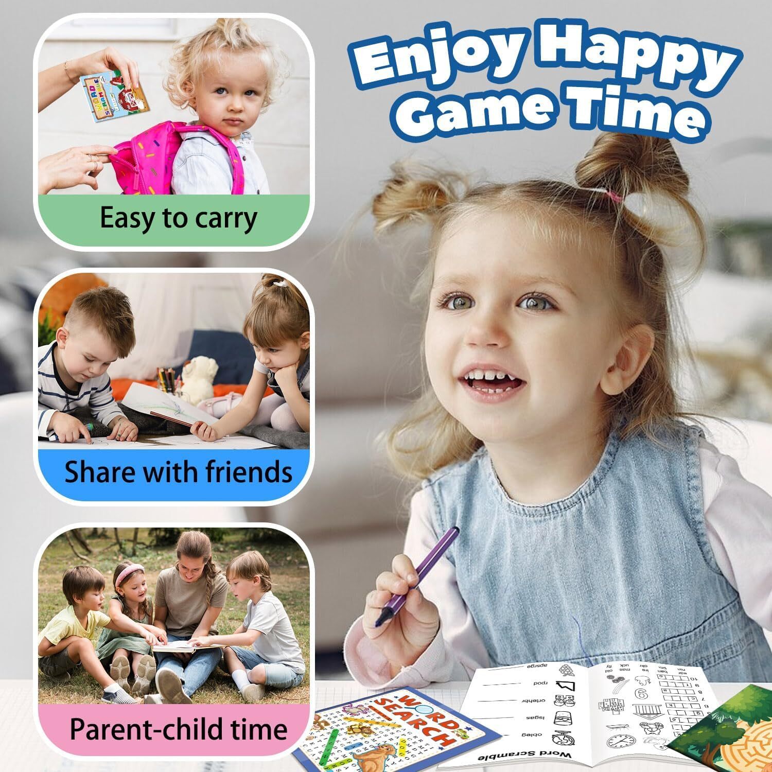 24 Mini Activity Books for Kids Party Favors ages 4-8 8-12,Fun and Challenges…