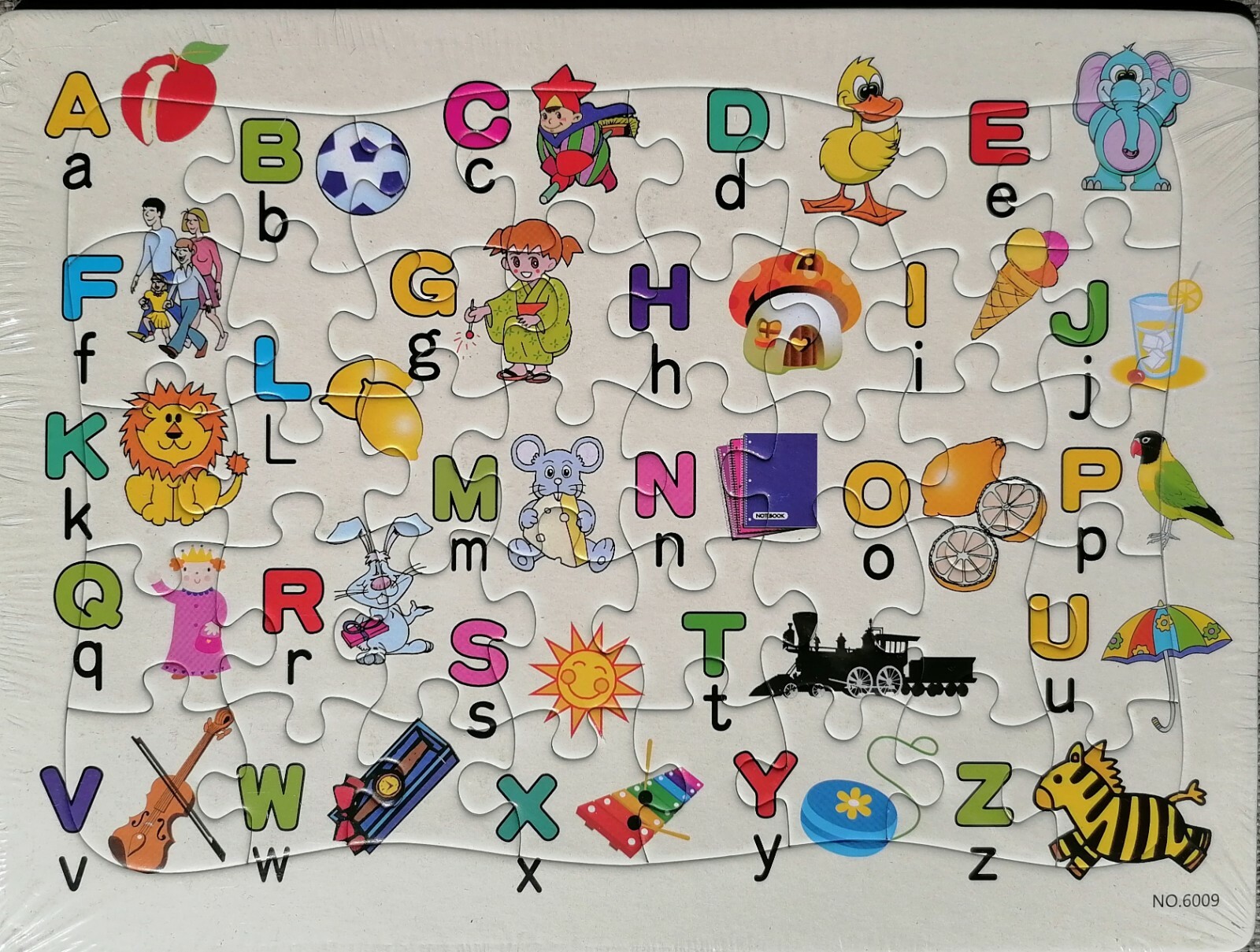 McQueen Cars Letter Number Animals 40 Pcs Jigsaw Puzzles Best Gifts for Kids