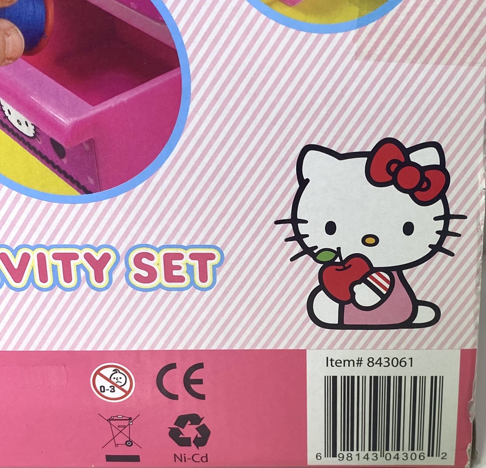 Hello Kitty Chainstitch Sewing Machine & Bead Applicator Activity Set Sanrio NOS