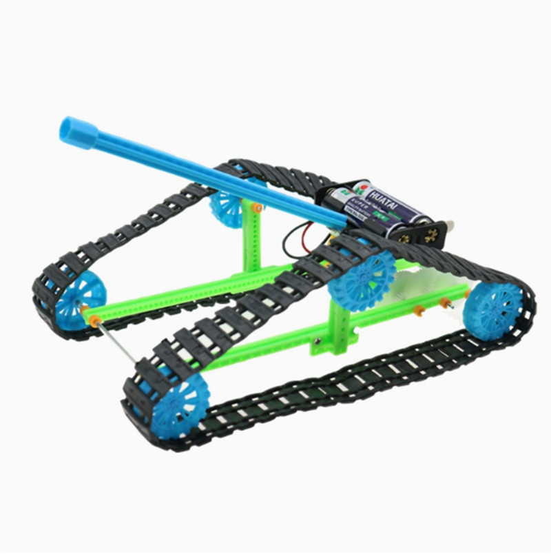 All-terrain Tracked Tank Toy DIY Kit Children Educational Self Assembly Project