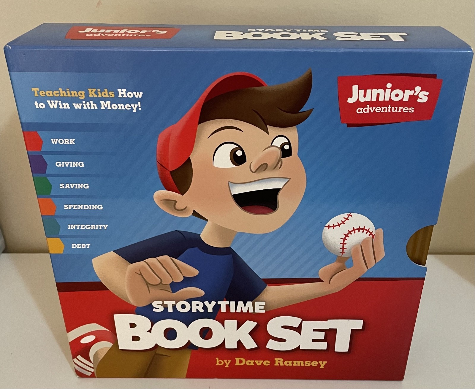 Dave Ramsey Juniors Adventures Kids Money Management Set Books Bank Envelopes