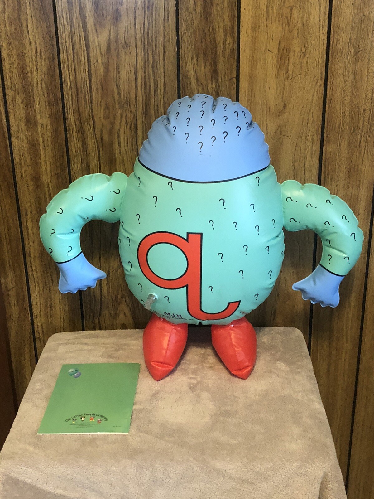 The Letter People 20 inch Inflatable Letter Q W/Book