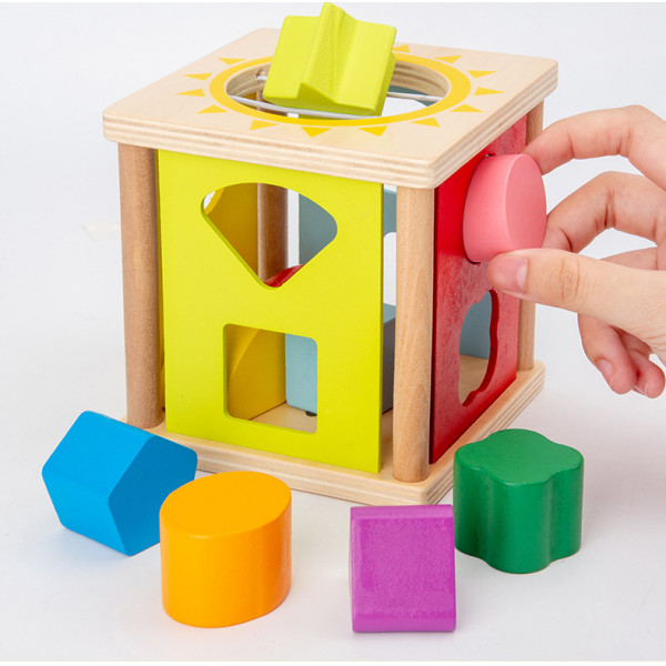 Shape Sorter Toys Sensory Toy Fun Creativity Color Shape Sorting Matching Game