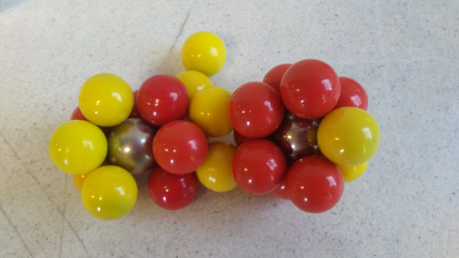 Lot of Educational Negative & Positive Pole Magnetic Marbles