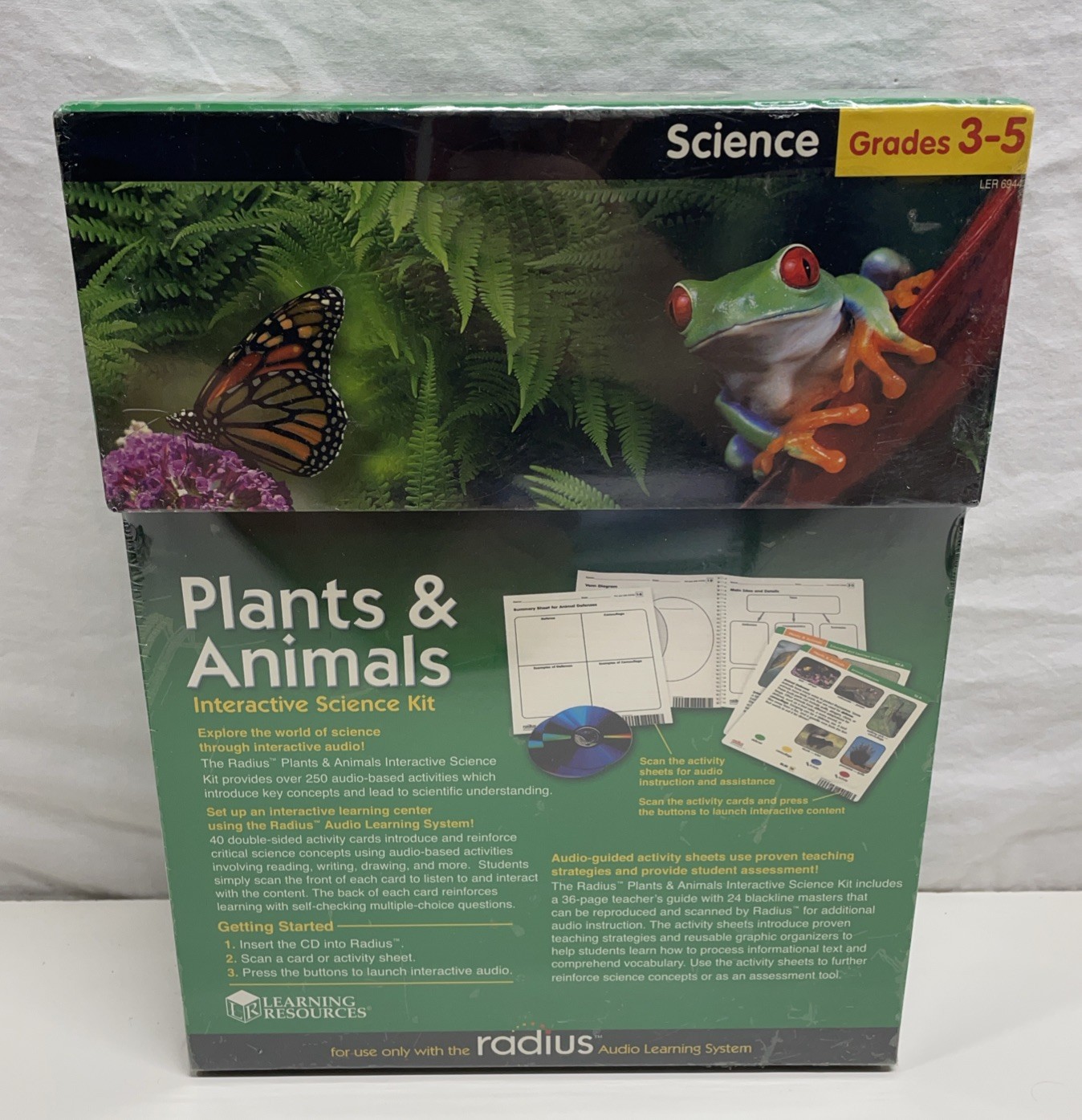 Radius Audio Learning System Plants & Animals Grades 3-5