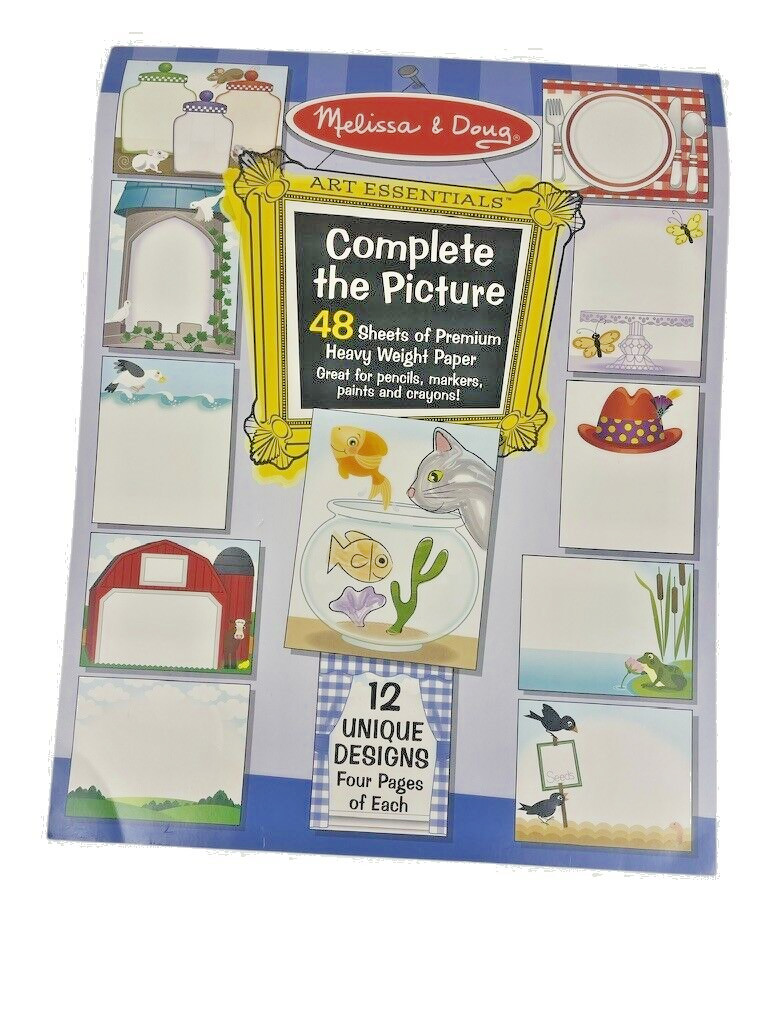 Melissa Doug Complete Picture 12 Unique Designs Home School Missing 6 of 48