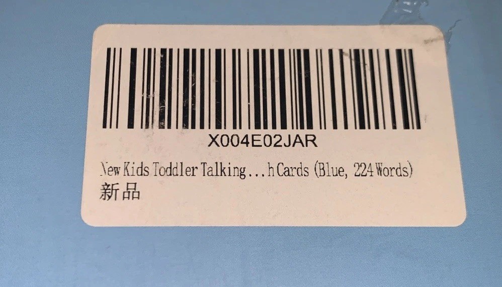 Toddler Toys Talking Flash Cards for 2 3 4 5 6 Year Old Boy Girl