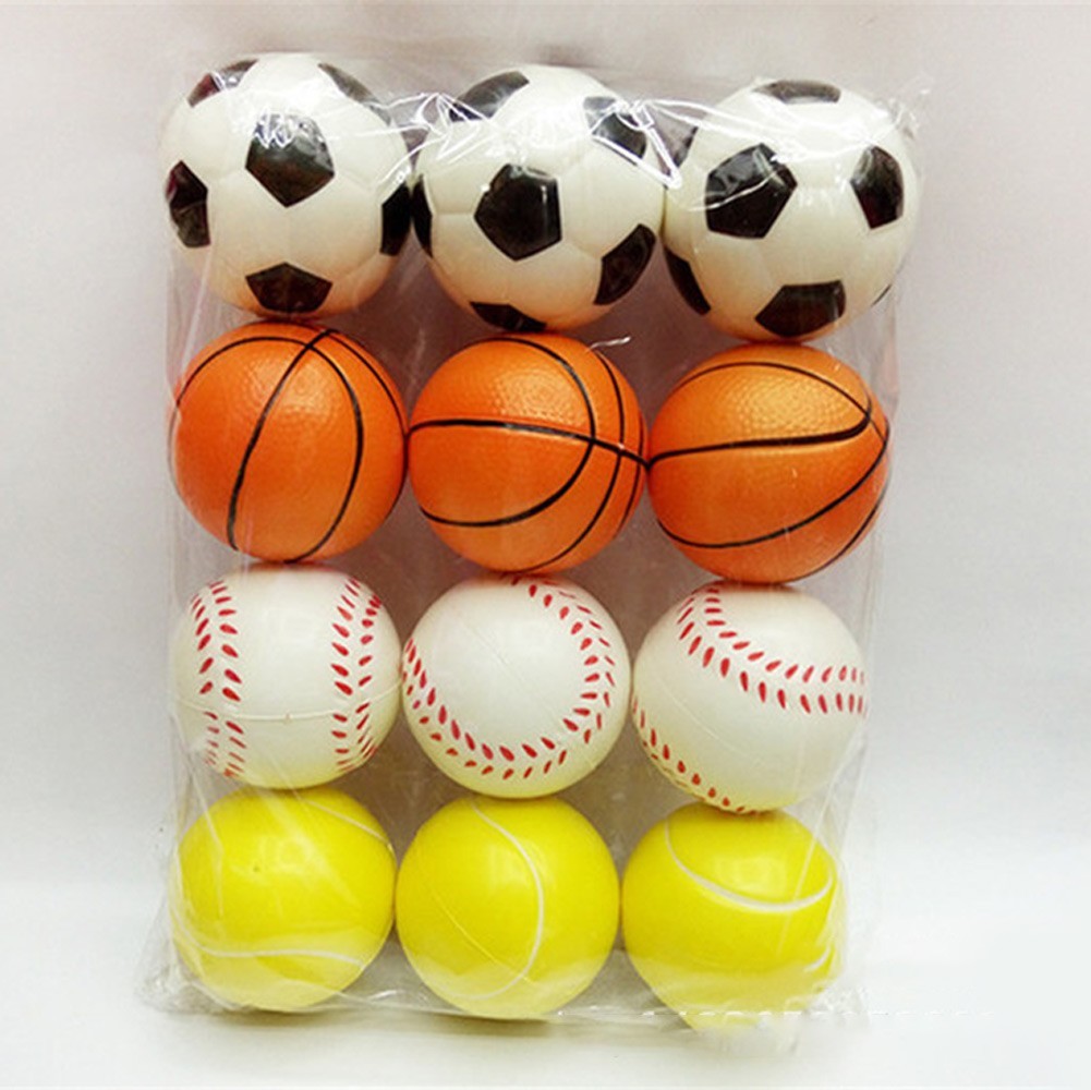 Colorful Solid Soft Squeeze Ball Fun Toy for Relieving Stress and Anxiety