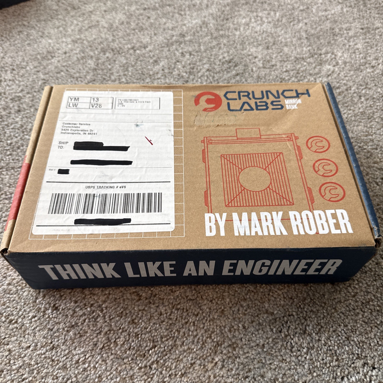 Crunch Labs Build Box by Mark Rober Year 1: Mirror Bank (BUILT – TAKEN APART)