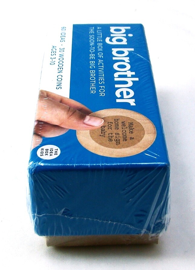 The Idea Box Kids BIG BROTHER Set of 30 2-sided Wood Activity Coins NEW