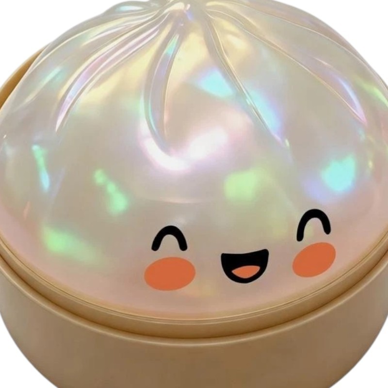 Rare silver Glitter Dumpling Squishy – Mystery Bao Bun HTF
