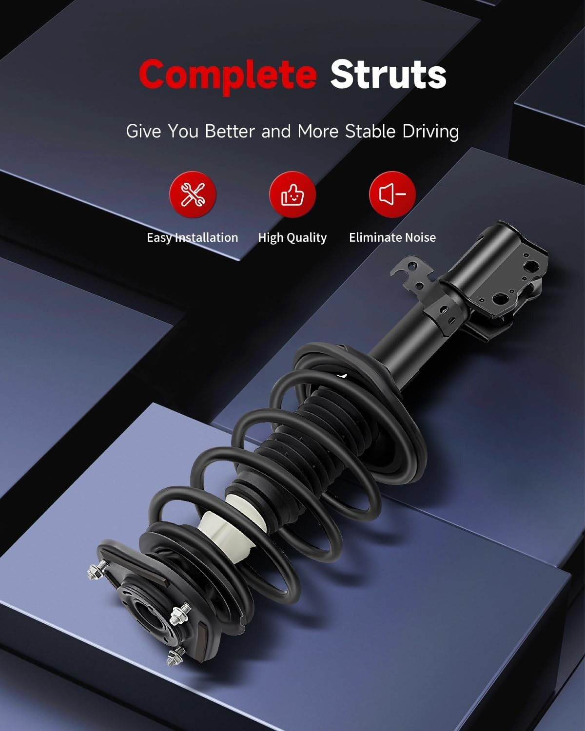 Front Struts Shock Coil Spring assembly for 2003 – 2008 Toyota Corolla 172115,..