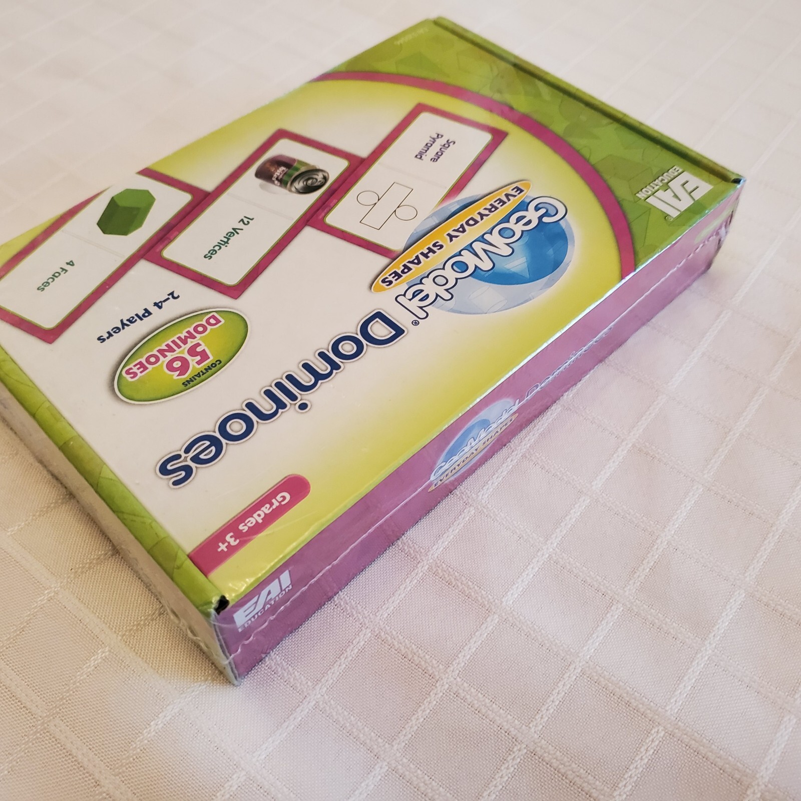 NEW Educational Eai Geomodel Dominoes School Learn Class 2014 3d Shapes Child