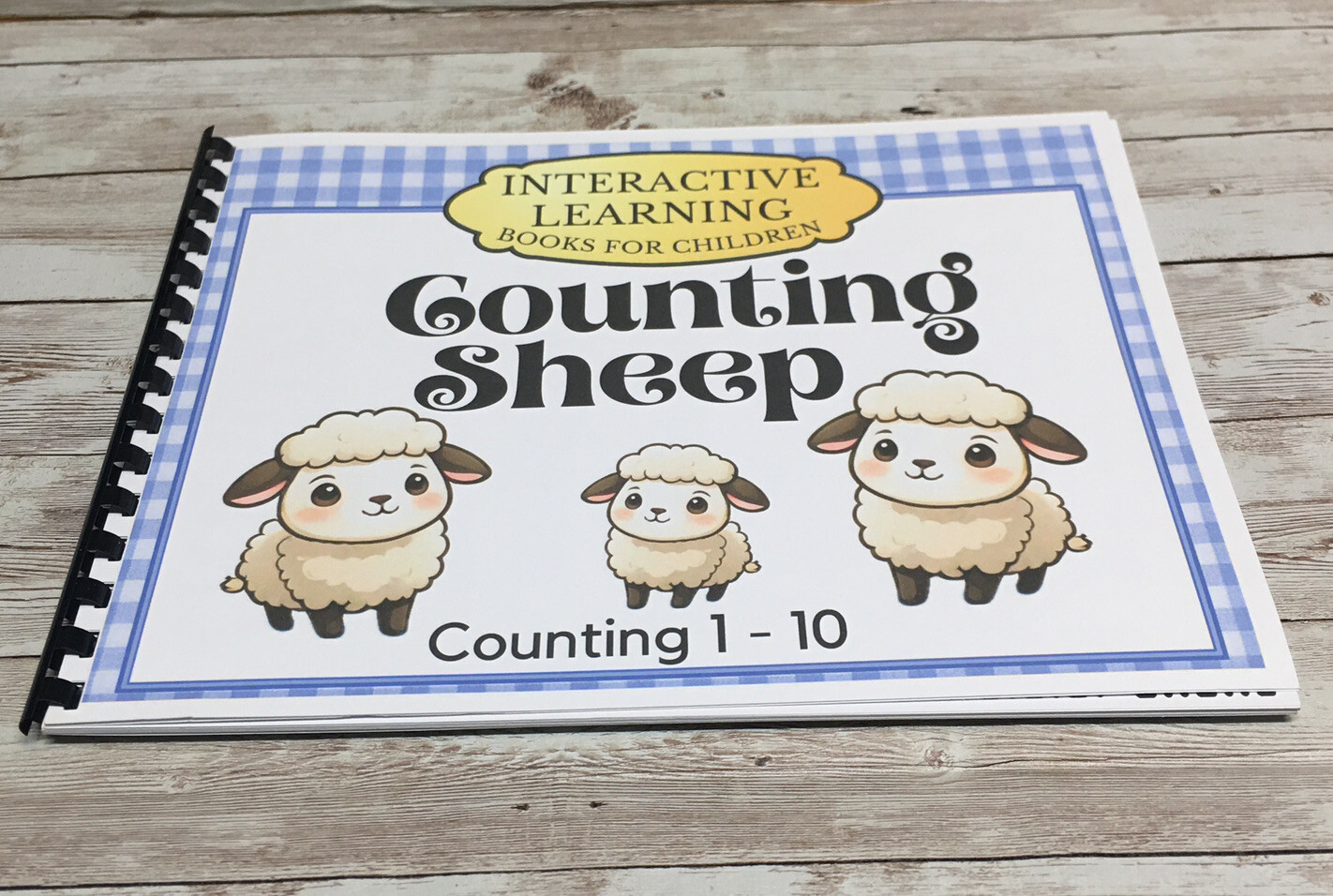 Interactive Learning Books for Children – Counting Sheep 1-10