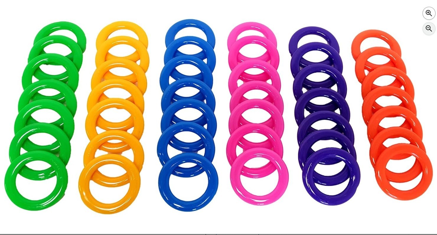Plastic Cane Rack Rings (30 Pack)